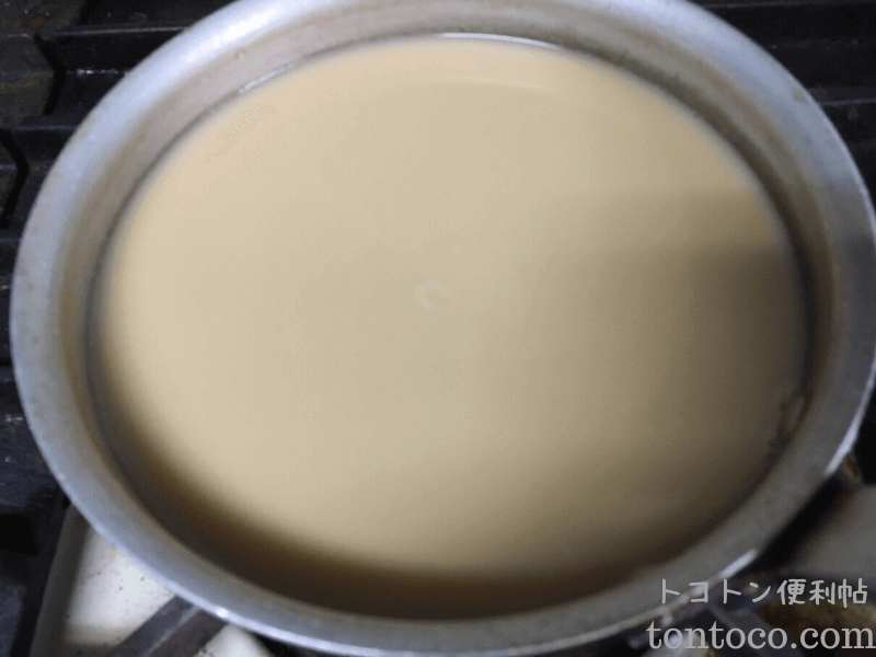 タピオカミルクティー鍋作り方作ってみた手順